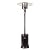 Fire Sense 62785 All Seasons Patio Heater With Wheels 46,000 BTU Output Electronic Ignition System Portable Outdoor Propane Heater Series Patio Heater - Espresso