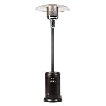 Fire Sense 62785 All Seasons Patio Heater With Wheels 46,000 BTU Output Electronic Ignition System Portable Outdoor Propane Heater Series Patio Heater - Espresso