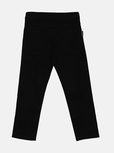 Image of KiddoPanti Boys Full Length Stretchable Straight Fit Washed Denim Jeans