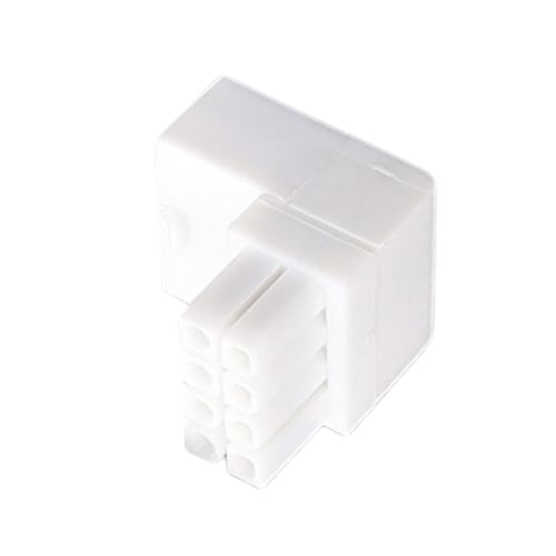 8Pin 90 gradi angolati connettori di tornitura adattatori di alimentazione testa femmina a maschio