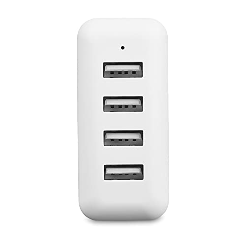 Image of AmazonBasics 40W 4-Port USB Wall Charger - White