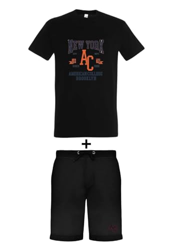 Ensemble de sport t-shirt et short American College enfant mixte
