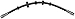 Dorman H621398 Front Driver Side Brake Hydraulic Hose Compatible with Select Volkswagen Models