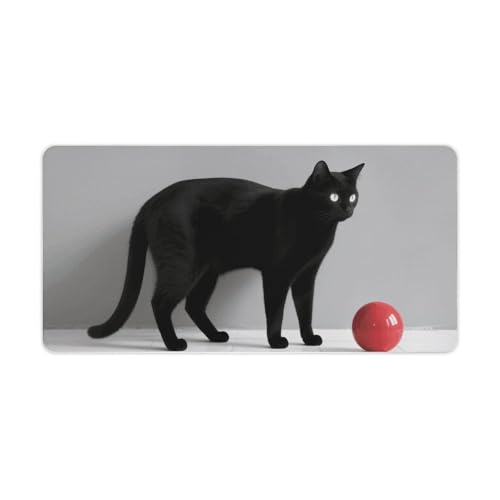Grand tapis de souris antidérapant avec surface lisse pour jeux et bureau