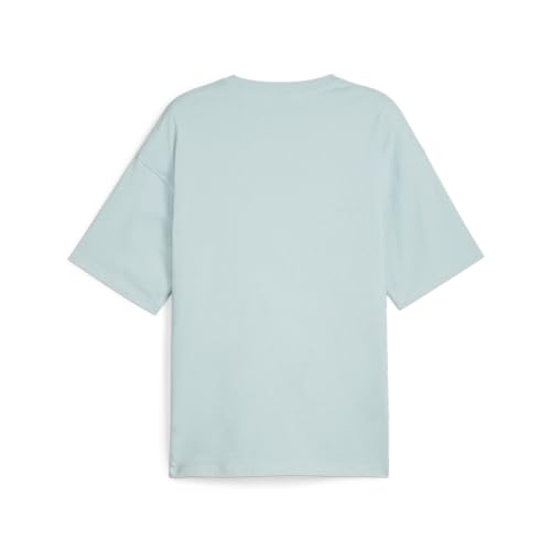 Image of PUMA Mens Better Classics Oversized Logo Crew Neck Short Sleeve Casual Tops Casual