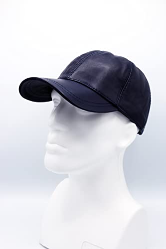 Image of Genuine Leather Unisex Baseball Cap