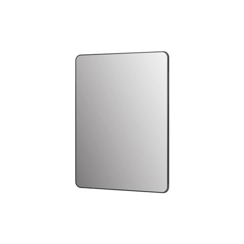 Talos Picasso Design Mirror Black 60 x 80 cm Aluminium Frame for Timeless Ambience Perfect Bathroom Mirror and Wall Mirror - Image 3