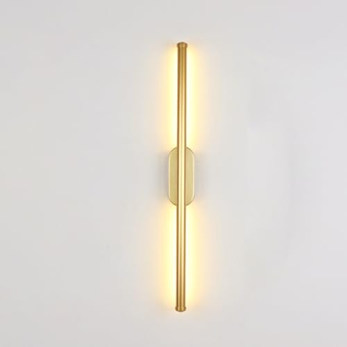 Lámpara con cable lineal para salón y aplique de pared negro con iluminación de fondo