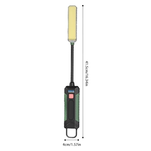 Lámpara LED recargable con brillo ajustable de modos y base portátil 7