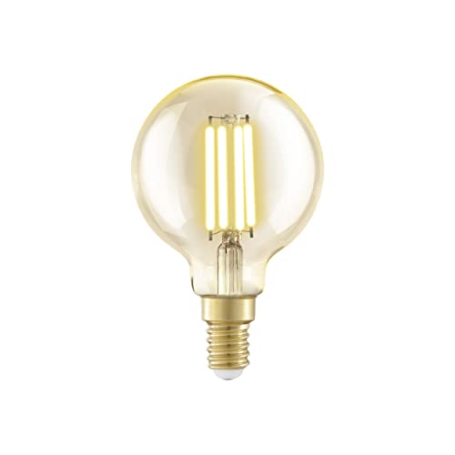EGLO E14 LED bulb, amber vintage filament light bulb