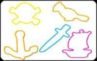 Glow in Dark Zany Bandz Piratez Rubberbands Pirates
