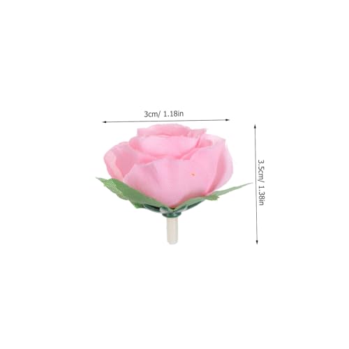 Flores artificiales mini para centros de mesa de bodas y decoración del hogar de 3cm 3