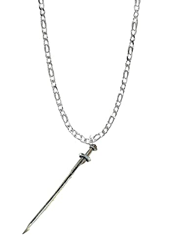 Pendentif épée Viking argent sterling 925 collier fait main chaîne 50,8 cm