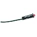 Blue Sea Systems Indicator Light, Red LED, 12/24VDC, Black/Red, 8171