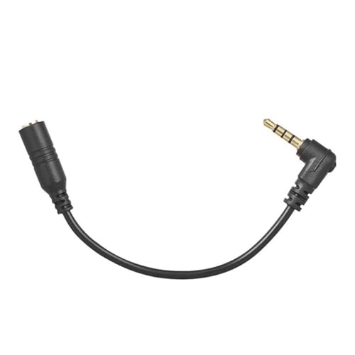 Image of Tsophreniq 13cm Auditory Extension Cable 3.5mm to 3.5mm Extension for Smooth Connection of Microphones to Devices Auditory Adapter Cord