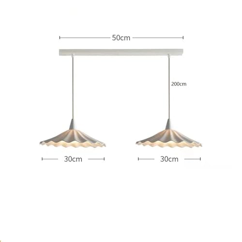 Suspension céramique blanche moderne LED pour un éclairage de table chaleureux - 2