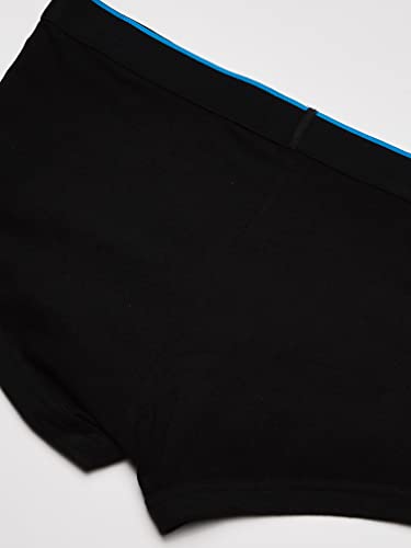 Papi Stylish Brazilian Solid And Print Trunks (3-Pack Of Men's Underwear), Black/Cobalt/Blue, Small #TOP6