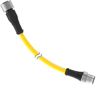 DEE2R-875D, Cordset; Str M12 F 8p to Str M12 M 8p, 8wire 22.86m, Yellow PVC Jacket, 72210