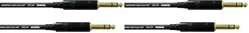 Cable audio jack stereo 3 m Cordial Essentials pack de 2 para equipos de sonido