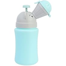 ARTIBETTER Creative Car Urinal Portable Urinal Bottle for Kids Boys Emergency Travel Potty Leakproof Cartoon Design 8.66X3.14X8.66In