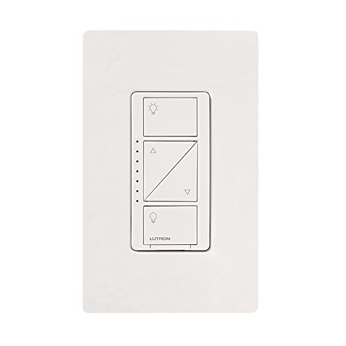 Lutron Caseta Smart Lighting Dimmer Switch For Wall And Ceiling Lights PD6WCLWH