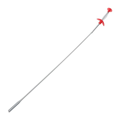 WOONEKY Sewer Hose Cleaner Tool Flexible Drain Pipe Clog Removing Picker Pipe Dredge Claw Drain Hair Catcher Drain Clean Claw Flexible Drain Grabber Silver Stainless Steel