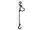 SAFETEX Chain Sling 1 Leg with shortening hook locked 1m WLL2000kg