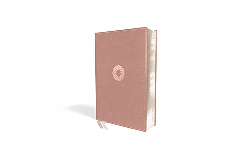 NIV, Larger Print Compact Bible(8.5-Point Print Size), Leathersoft, Pink, Red Letter, Comfort Print