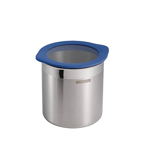 Image of Tramontina 4-Pc Food Storage Containers with Silicone Lids - Blue