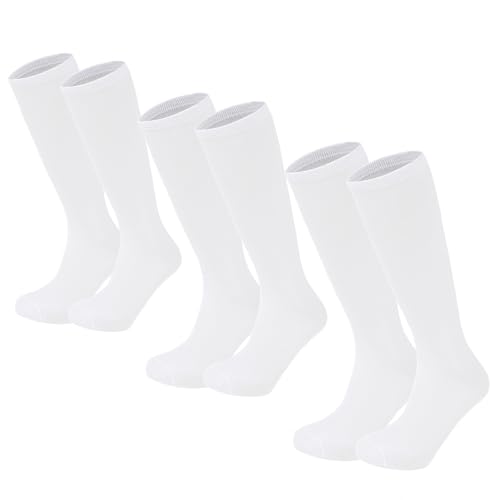 Durio Kids Soft Cotton Toddler Soccer Socks for Girls & Boys - Baseball Socks for Youth