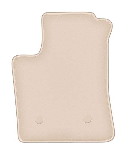 Tapis conducteur Renault Espace VI velours beige et dos caoutchouté