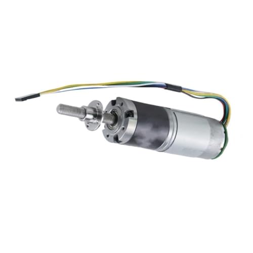 Driver Controller 1pcs 24V DC 36mm Diameter Gear Motor Large Torque Planetary Gearbox Speed Reducer Motor 100mm Long M8 Screw Rod Shaft CNC Machine(1540RPM)