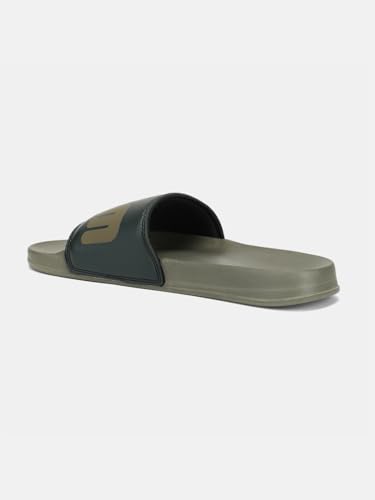 Image of hummel CHUNK MEN SLIDERS Comfortable Cushioned Sole Arch Support Durable Lightweight Flexible Trendy Style Flip flops and Slippers Slides for Men Daily use Chappal