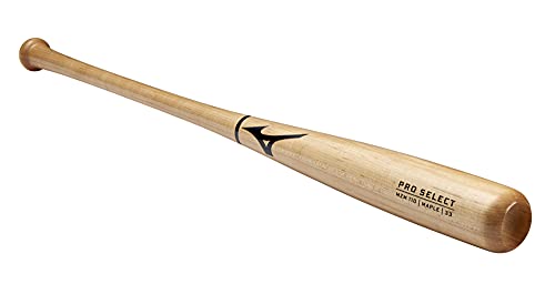 Mizuno Pro Select MZM 110 Maple Wood Baseball Bat, Natural, 33 inch