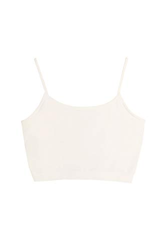 Image of NIKIBIKI Women Seamless Classic Crop Top Bralette, Made in U.S.A, One Size