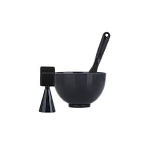 3 in1 Mask Bowl Set with Spatula and Measuring Cup Plastic Facemask Applicator DIY Skin Care Mixing Tool Kit for Lady Women Girls(Color Random)