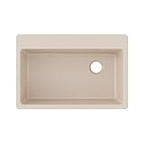 Elkay Quartz Classic ELG13322BQ0 Bisque Single Bowl Top Mount Sink