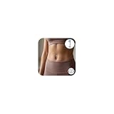 D.Bella ASTM F136 Titanium Floating Belly Button Rings Flat Back Belly Rings for Women Internally Threaded 14G Barbell Piercings Navel Piercings Jewelry Hypoallergenic 10mm