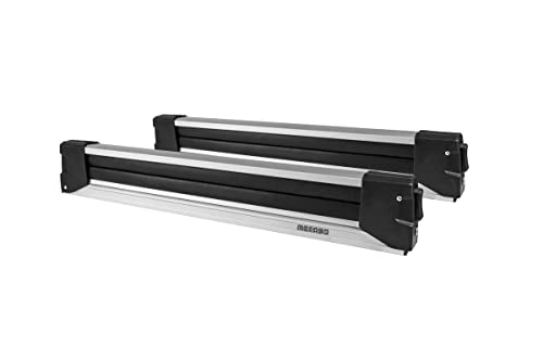 MENABO Porte-Skis Coulissant sur Barres de Toit 6 Paires de Skis / 4 Surfs