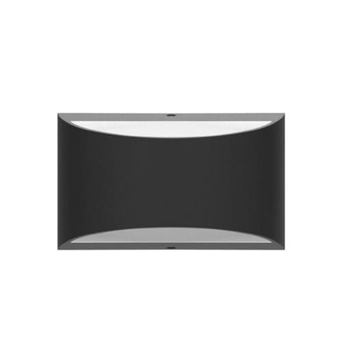 Aipsun Indoor Black Modern LED Wall Sconce Interior Wall Lights Set of 2 Up and Down Wall Mount Light for Living Room Bedroom Hallway Corridor Conservatory Cool White 6000K(with G9 Bulbs)