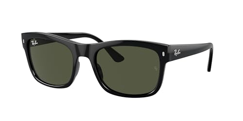 Ray-Ban RB4428 Sunglasses Bundle: RB 4428 601/31 Black Green and Universal Anti-slip Silicone Leash