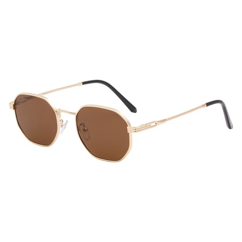 Image of Ted Smith Full Rim Oval Shape Branded and Stylish Sunglasses | Polycarbonate Lens & 100% UV Protection | Men & Women | Small to Medium | 52-21-140