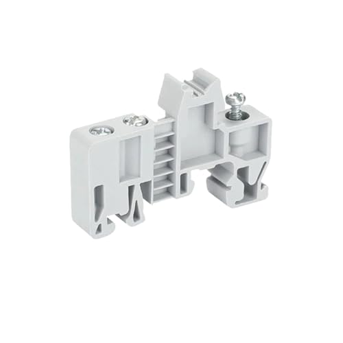 Fijación terminal E/UK-2 para riel DIN NS35, tope de soporte de marcado, 10 piezas