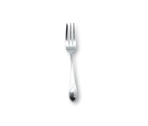 DANSK 597730 LEAF Leaf Cake Fork, Total Length 5.7 inches (14.5 cm), Stainless Steel