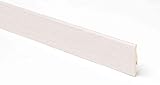  1 PZ Di BATTISCOPA ROVERE BIANCO MDF CM.240X5,8X1,4