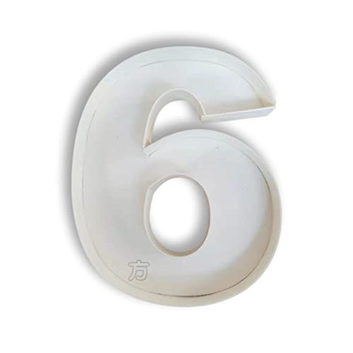 Dekoratives Zahlenfeld aus Holz zum Selbermachen, befüllbare Zahlen, Form 0-9