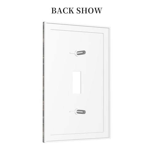 Decorative Switch Plate Covers Black Gold Jellyfish Squid Deep Sea Creatures 1 Gang Light Switch Cover Plate Single Toggle Wall Plate Outlet Covers Wall Plate Faceplate for Home Decor