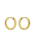 Ted Baker Crisele Logo Hoop Earrings (14mm) For Women (Gold)