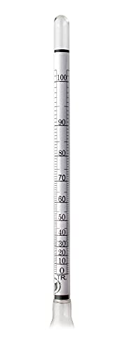 image for FastRack Name Hydrometer Alcohol 0-200 Proof and Tralle Hydrometer, Al