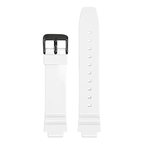 Bracelet de montre pour Casio LRW-200H en résine silicone brillant 12mm